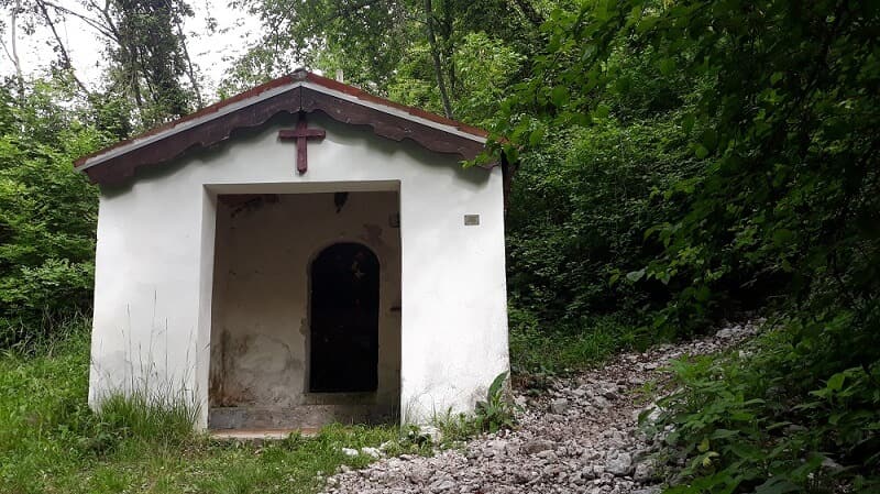 Capitello nei primi metri di salita