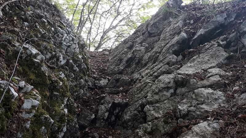 Verso il punto panoramico