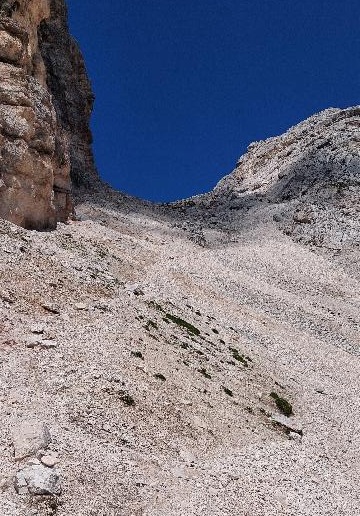 Verso forcella Val d'Arcia