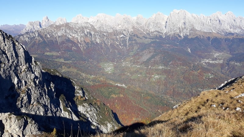 Panorama dalla forcella dell'Om