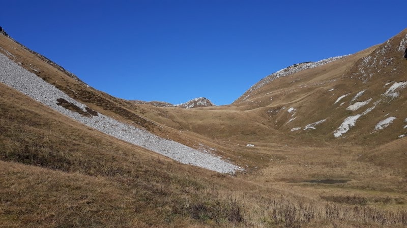 Verso la forcella dell'Om