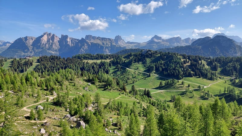 Panorama in salita