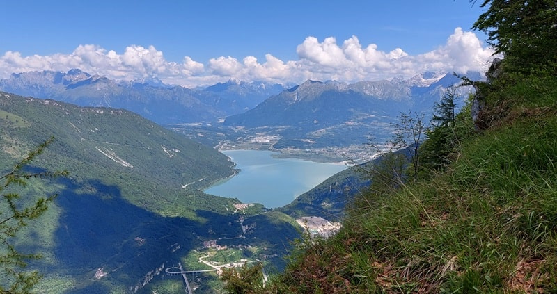 Panorama sul Lago di Santa Croce