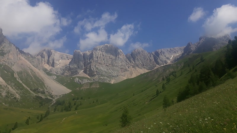 Panorama rifugio Fuciade