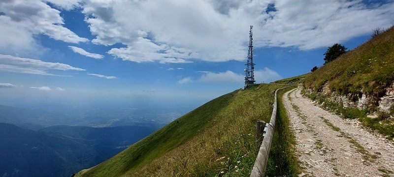 Vista verso la pianura