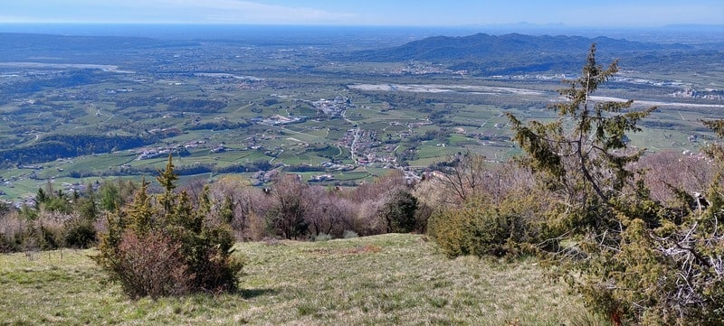 Panorama tra Valdobbiadene e le Pianezze